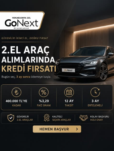2. el araç alımlarında kredi fırsatı